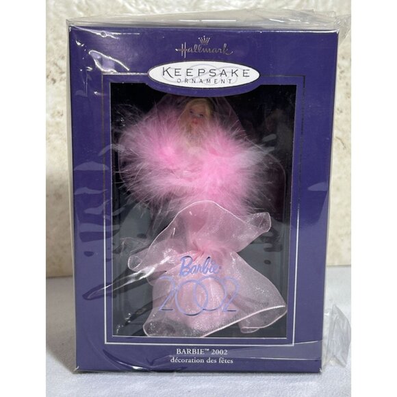 2002 Hallmark Keepsake Club Exclusive Barbie Porcelain Ornament - NIB - Picture 2 of 5